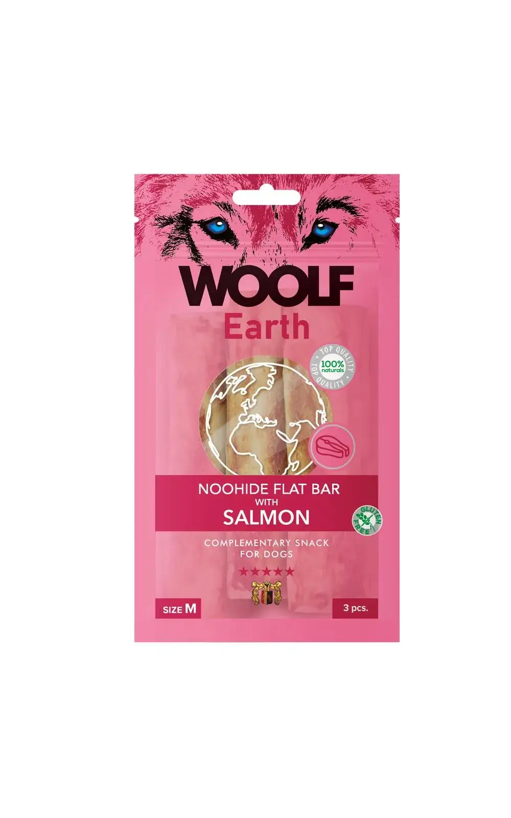 Woolf Earth Flat Bar With Salmón M 90 g
