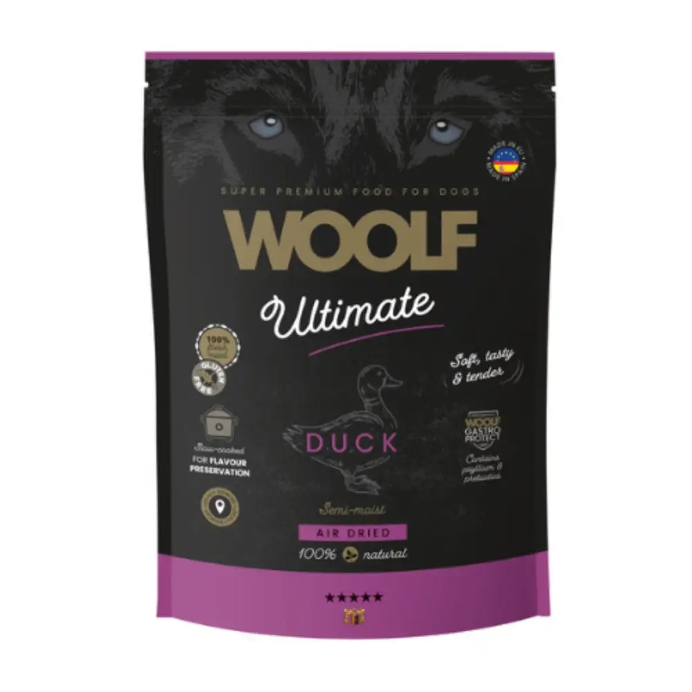 Woolf Ultimate Pato Alimento Semihúmedo para Perros 1 kg