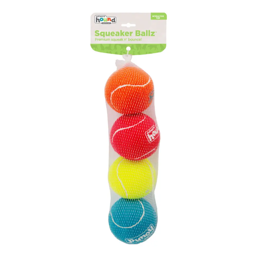 Wouapy Pelota de Tenis Pack 4 uds Juguete Flotante para Perros