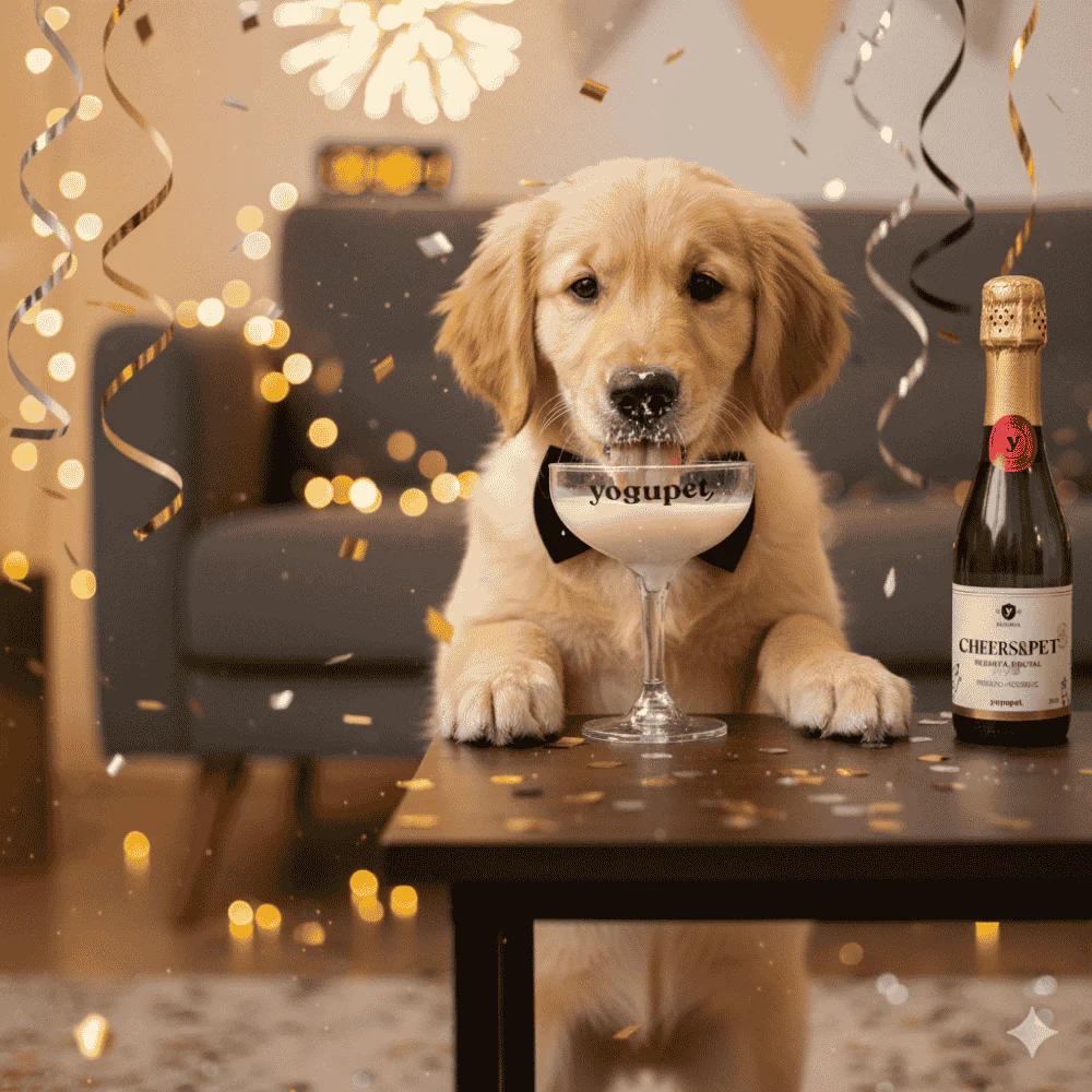 Yogupet Champán de Kéfir Cheers&Pet 200 ml con Postbióticos y Prebióticos para Perros y Gatos - Image 2