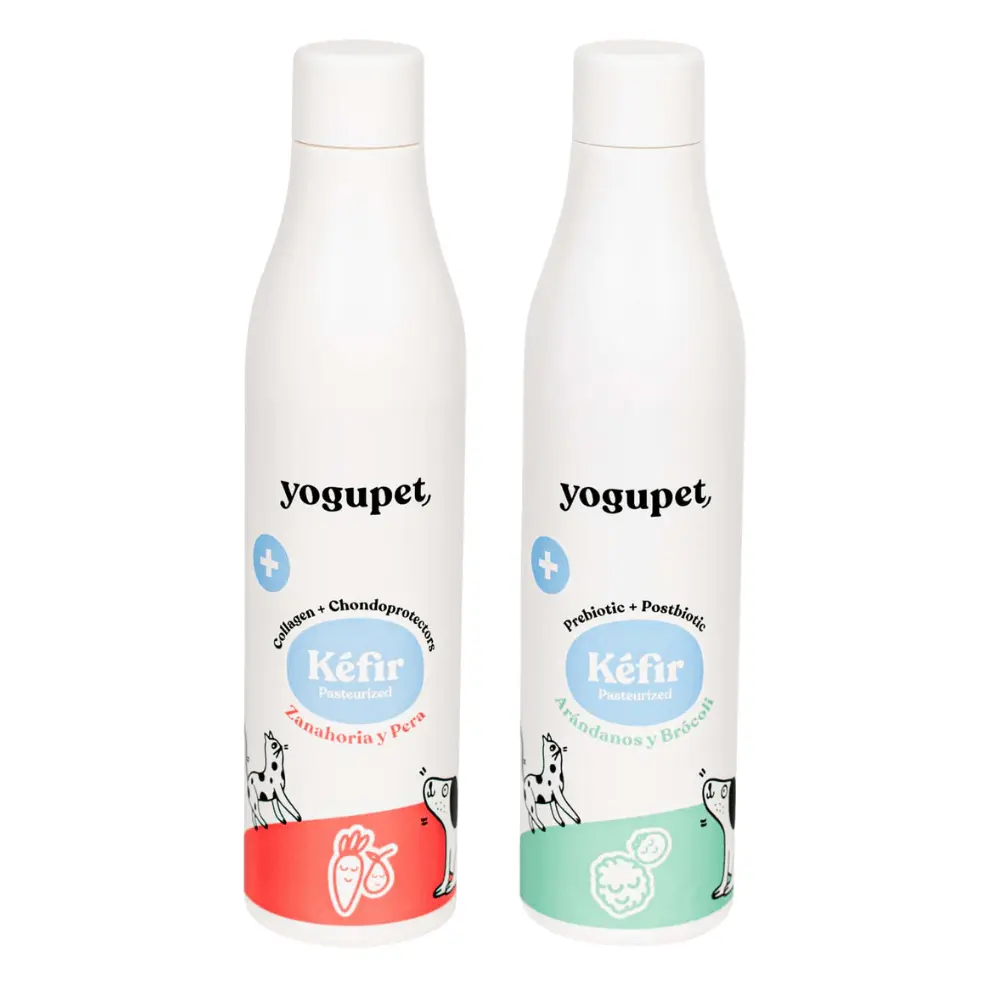 Yogupet Kéfir Pasteurizado 200 ml con Probióticos y Prebióticos para Perros y Gatos