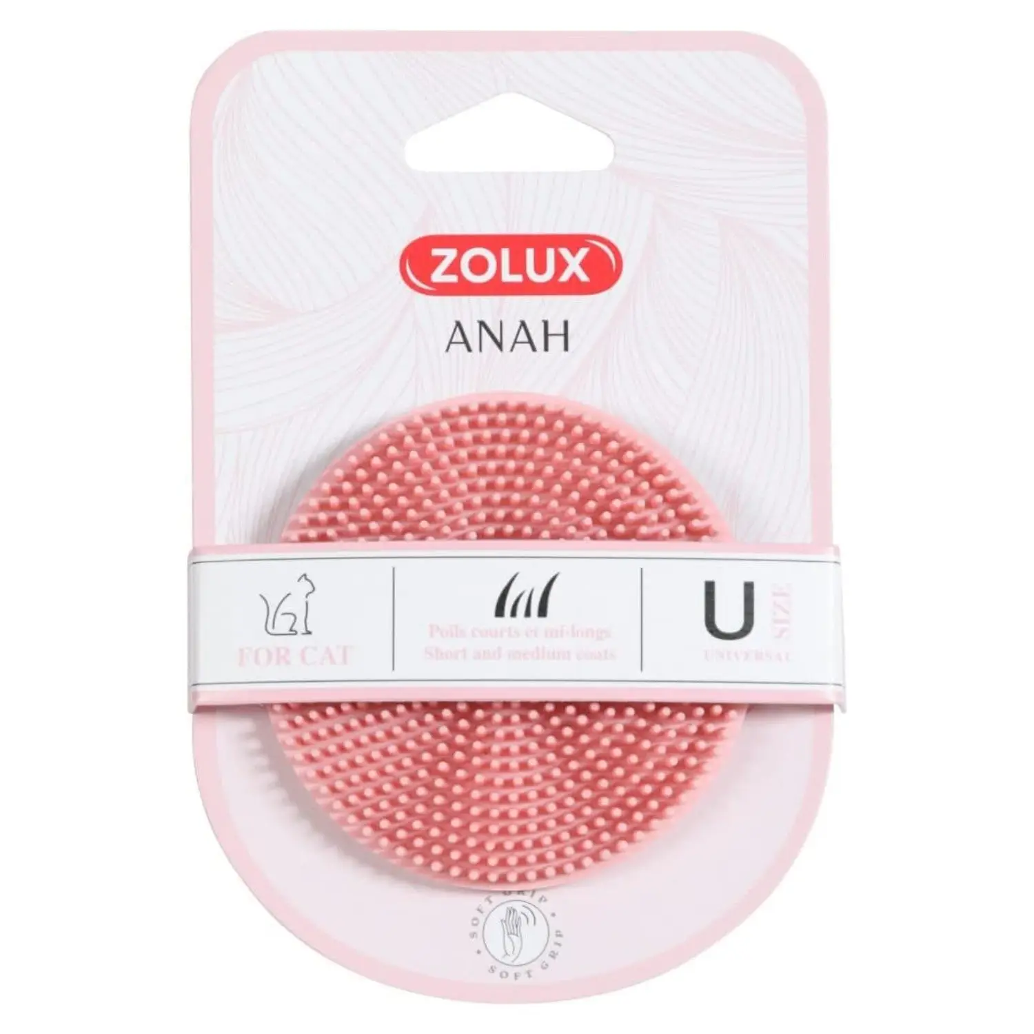 Zolux Anah Cepillo de Caucho para Gatos