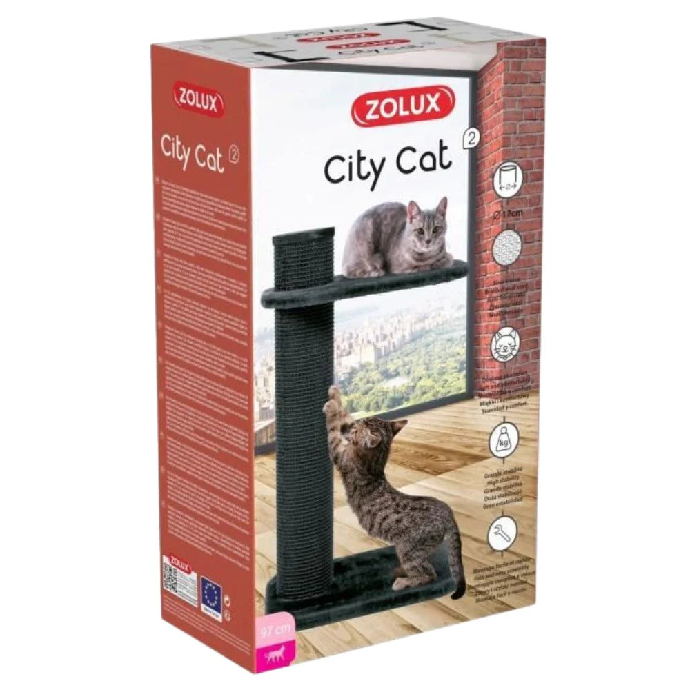 Zolux Árbol Rascador City Cat 2 y 3 Poste para Gatos - Image 5