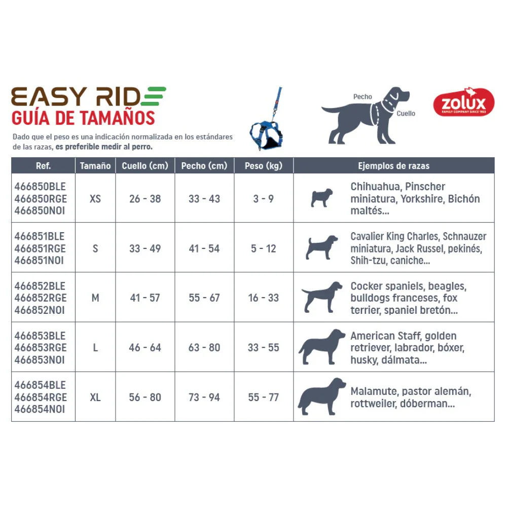 Zolux Arnés EasyRide con Correa Retráctil para Perros - Image 4